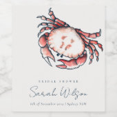 Nautisches Brautparty Weinetikett (Einzelnes Label)