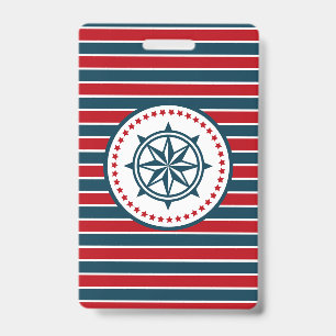 Nautisches Design Ausweis