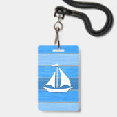 Nautisches Design Ausweis (Front with Lanyard)