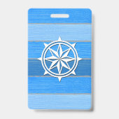 Nautisches Design Ausweis (Rückseite)
