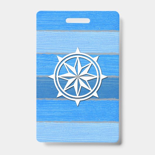 Nautisches Design Ausweis (Vorderseite)