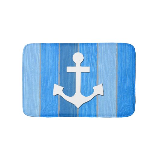 Nautisches Design Badematte (Vorderseite)