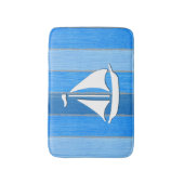 Nautisches Design Badematte (Vorderseite Vertikal)
