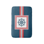 Nautisches Design Badematte (Vorderseite Vertikal)