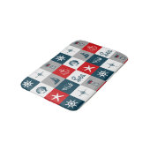 Nautisches Design Badematte (Schrägansicht)