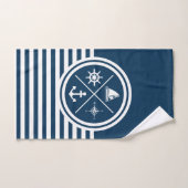 Nautisches Design Badhandtuch Set (Handtuch)