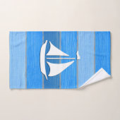 Nautisches Design Badhandtuch Set (Handtuch)
