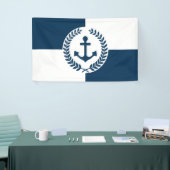 Nautisches Design Banner (Messeveranstaltung)