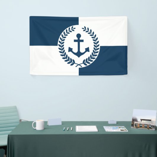 Nautisches Design Banner (Messeveranstaltung)