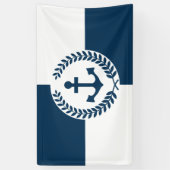 Nautisches Design Banner (Vertikal)