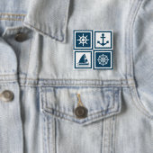 Nautisches Design Button (Beispiel)