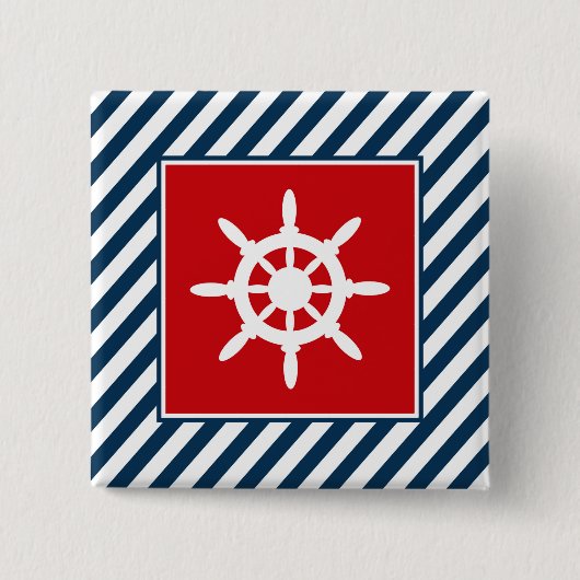 Nautisches Design Button (Vorderseite)