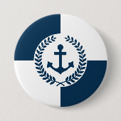 Nautisches Design Button (Vorderseite)