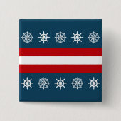 Nautisches Design Button (Vorderseite)