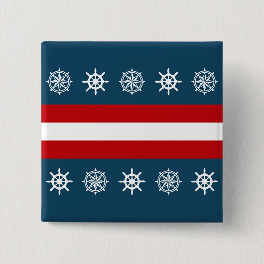 Nautisches Design Button (Vorderseite)