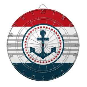 Nautisches Design Dartscheibe