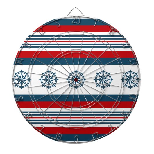 Nautisches Design Dartscheibe (vorne)