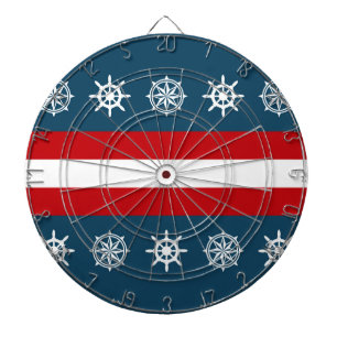 Nautisches Design Dartscheibe