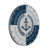 Nautisches Design Dartscheibe (Vorderseite Links)