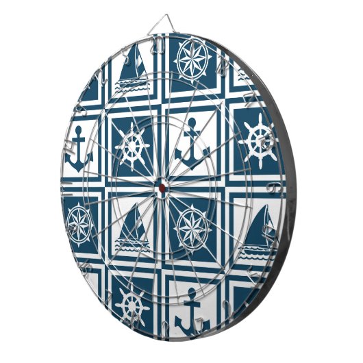Nautisches Design Dartscheibe (Vorderseite rechts)