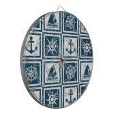 Nautisches Design Dartscheibe (Vorderseite Links)