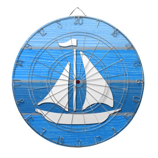 Nautisches Design Dartscheibe (vorne)