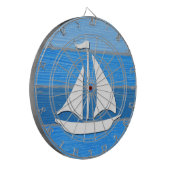 Nautisches Design Dartscheibe (Vorderseite Links)