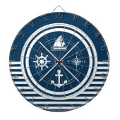 Nautisches Design Dartscheibe (vorne)