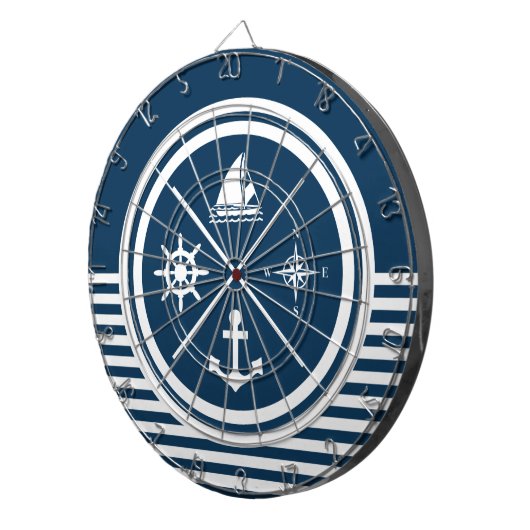 Nautisches Design Dartscheibe (Vorderseite rechts)