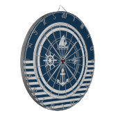 Nautisches Design Dartscheibe (Vorderseite Links)