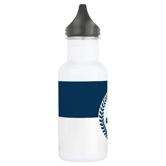 Nautisches Design Edelstahlflasche (Links)