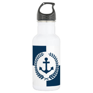 Nautisches Design Edelstahlflasche