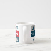 Nautisches Design Espressotasse (Rückseite)