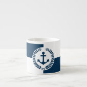 Nautisches Design Espressotasse (Vorderseite)