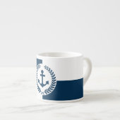 Nautisches Design Espressotasse (Vorderseite Rechts)