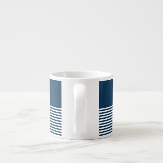 Nautisches Design Espressotasse (Rückseite)