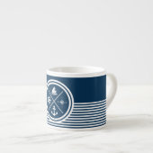 Nautisches Design Espressotasse (Vorderseite Rechts)
