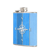 Nautisches Design Flachmann (Links)