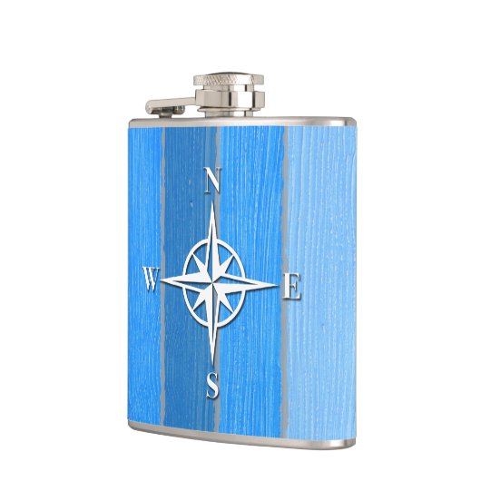 Nautisches Design Flachmann (Links)