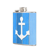 Nautisches Design Flachmann (Links)