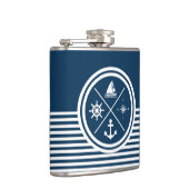 Nautisches Design Flachmann (Rechts)