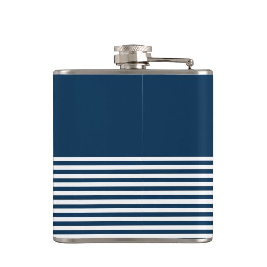 Nautisches Design Flachmann (Rückseite)