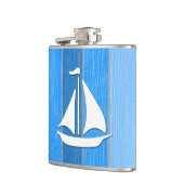 Nautisches Design Flachmann (Links)