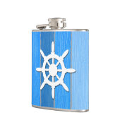 Nautisches Design Flachmann (Links)