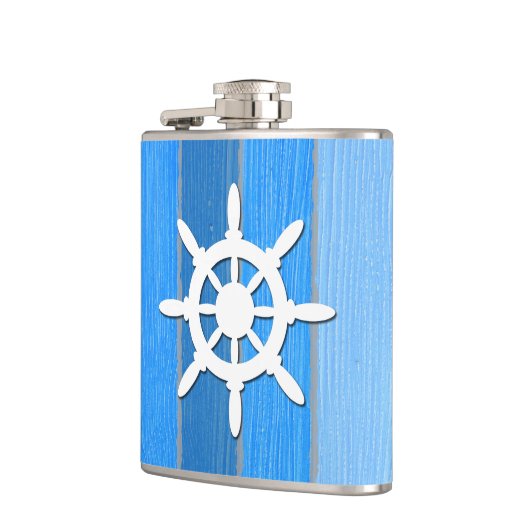 Nautisches Design Flachmann (Links)