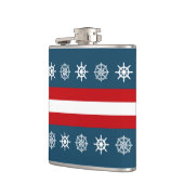 Nautisches Design Flachmann (Links)