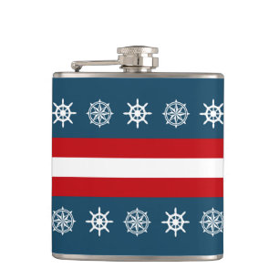 Nautisches Design Flachmann