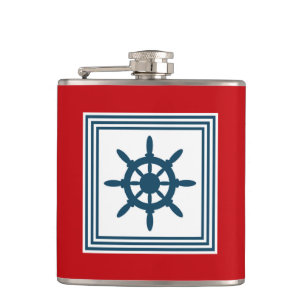 Nautisches Design Flachmann