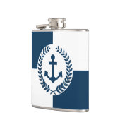 Nautisches Design Flachmann (Links)