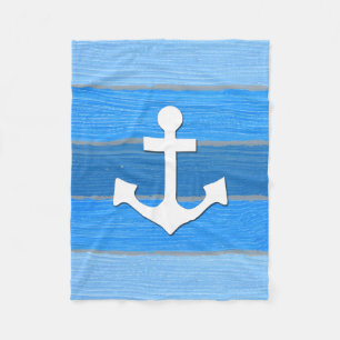 Nautisches Design Fleecedecke